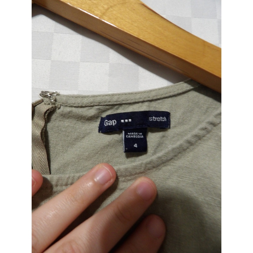 VINTAGE Gap Linen Mini Dress | 4 - Picture 5 of 6